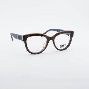 DKNY DK5064 228 Eyeglasses - Havana/Black 52mm Cat Eye Frame